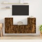vidaXL 3-tlg. TV-Schrank-Set Räuchereiche Holzwerkstoff vidaXL 3-tlg. TV-Schrank-Set Räuchereiche Holzwerkstoff