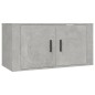 vidaXL TV-Wandschränke 2 Stk. Betongrau 80x34,5x40 cm vidaXL TV-Wandschränke 2 Stk. Betongrau 80x34,5x40 cm