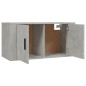 vidaXL TV-Wandschränke 2 Stk. Betongrau 80x34,5x40 cm vidaXL TV-Wandschränke 2 Stk. Betongrau 80x34,5x40 cm