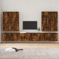 vidaXL 8-tlg. TV-Schrank-Set Räuchereiche Holzwerkstoff vidaXL 8-tlg. TV-Schrank-Set Räuchereiche Holzwerkstoff