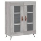 vidaXL Highboard Grau Sonoma 69,5x34x180 cm Holzwerkstoff vidaXL Highboard Grau Sonoma 69,5x34x180 cm Holzwerkstoff