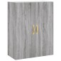 vidaXL Highboard Grau Sonoma 69,5x34x180 cm Holzwerkstoff vidaXL Highboard Grau Sonoma 69,5x34x180 cm Holzwerkstoff
