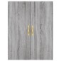 vidaXL Highboard Grau Sonoma 69,5x34x180 cm Holzwerkstoff vidaXL Highboard Grau Sonoma 69,5x34x180 cm Holzwerkstoff