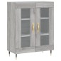 vidaXL Highboard Grau Sonoma 69,5x34x180 cm Holzwerkstoff vidaXL Highboard Grau Sonoma 69,5x34x180 cm Holzwerkstoff
