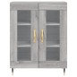 vidaXL Highboard Grau Sonoma 69,5x34x180 cm Holzwerkstoff vidaXL Highboard Grau Sonoma 69,5x34x180 cm Holzwerkstoff