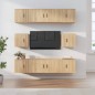 vidaXL 8-tlg. TV-Schrank-Set Sonoma-Eiche Holzwerkstoff vidaXL 8-tlg. TV-Schrank-Set Sonoma-Eiche Holzwerkstoff