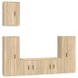 vidaXL 5-tlg. TV-Schrank-Set Sonoma-Eiche Holzwerkstoff vidaXL 5-tlg. TV-Schrank-Set Sonoma-Eiche Holzwerkstoff