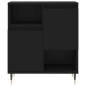 vidaXL Sideboards 2 Stk. Schwarz Holzwerkstoff vidaXL Sideboards 2 Stk. Schwarz Holzwerkstoff