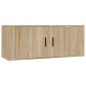 vidaXL 4-tlg. TV-Schrank-Set Sonoma-Eiche Holzwerkstoff vidaXL 4-tlg. TV-Schrank-Set Sonoma-Eiche Holzwerkstoff