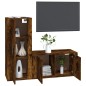 vidaXL 2-tlg. TV-Schrank-Set Räuchereiche Holzwerkstoff vidaXL 2-tlg. TV-Schrank-Set Räuchereiche Holzwerkstoff