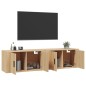 vidaXL TV-Wandschränke 2 Stk. Sonoma-Eiche 80x34,5x40 cm vidaXL TV-Wandschränke 2 Stk. Sonoma-Eiche 80x34,5x40 cm