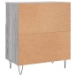 vidaXL Sideboards 2 Stk. Grau Sonoma Holzwerkstoff vidaXL Sideboards 2 Stk. Grau Sonoma Holzwerkstoff