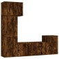 vidaXL 5-tlg. TV-Schrank-Set Räuchereiche Holzwerkstoff vidaXL 5-tlg. TV-Schrank-Set Räuchereiche Holzwerkstoff