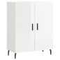 Highboard Hochglanz-Weiß 69,5x34x180 cm Holzwerkstoff Highboard Hochglanz-Weiß 69,5x34x180 cm Holzwerkstoff