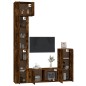 vidaXL 5-tlg. TV-Schrank-Set Räuchereiche Holzwerkstoff vidaXL 5-tlg. TV-Schrank-Set Räuchereiche Holzwerkstoff