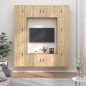 vidaXL 8-tlg. TV-Schrank-Set Sonoma-Eiche Holzwerkstoff vidaXL 8-tlg. TV-Schrank-Set Sonoma-Eiche Holzwerkstoff