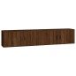 vidaXL TV-Wandschränke 2 Stk. Braun Eichen-Optik 100x34,5x40 cm vidaXL TV-Wandschränke 2 Stk. Braun Eichen-Optik 100x34,5x40 cm