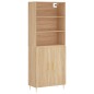 vidaXL Highboard Sonoma-Eiche 69,5x34x180 cm Holzwerkstoff vidaXL Highboard Sonoma-Eiche 69,5x34x180 cm Holzwerkstoff