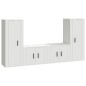 vidaXL 4-tlg. TV-Schrank-Set Weiß Holzwerkstoff vidaXL 4-tlg. TV-Schrank-Set Weiß Holzwerkstoff