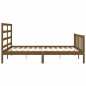 vidaXL Massivholzbett mit Kopfteil Honigbraun 160x200 cm vidaXL Massivholzbett mit Kopfteil Honigbraun 160x200 cm