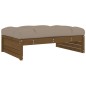 vidaXL 2-tlg. Garten-Lounge-Set mit Kissen Honigbraun Massivholz vidaXL 2-tlg. Garten-Lounge-Set mit Kissen Honigbraun Massivholz