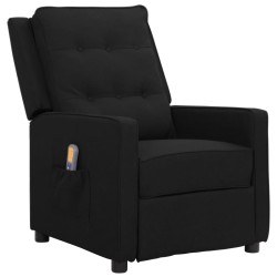 Massagesessel Schwarz Stoff
