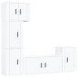 vidaXL 5-tlg. TV-Schrank-Set Weiß Holzwerkstoff vidaXL 5-tlg. TV-Schrank-Set Weiß Holzwerkstoff