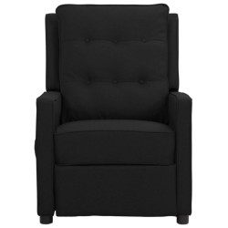 Massagesessel Schwarz Stoff