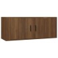 vidaXL 4-tlg. TV-Schrank-Set Braun Eichen-Optik Holzwerkstoff vidaXL 4-tlg. TV-Schrank-Set Braun Eichen-Optik Holzwerkstoff