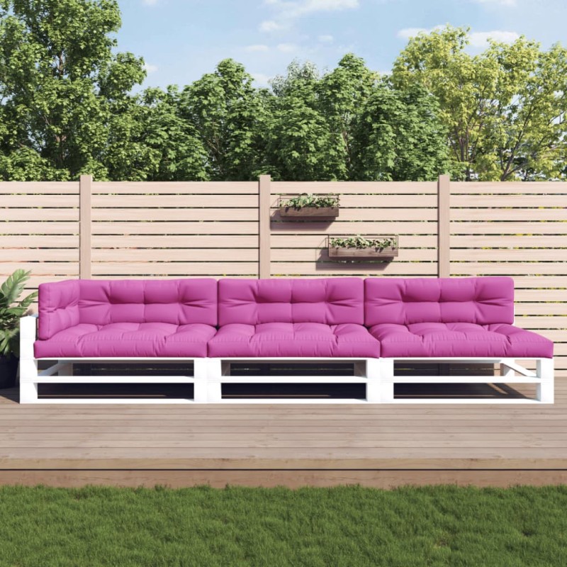 vidaXL Palettenkissen 7-tlg. Rosa Stoff vidaXL Palettenkissen 7-tlg. Rosa Stoff