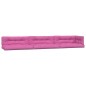 vidaXL Palettenkissen 7-tlg. Rosa Stoff vidaXL Palettenkissen 7-tlg. Rosa Stoff