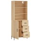 vidaXL Highboard Sonoma-Eiche 69,5x34x180 cm Holzwerkstoff vidaXL Highboard Sonoma-Eiche 69,5x34x180 cm Holzwerkstoff