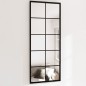 vidaXL Wandspiegel 2 Stk. Schwarz 100x40 cm Metall vidaXL Wandspiegel 2 Stk. Schwarz 100x40 cm Metall