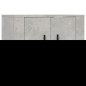 vidaXL 2-tlg. TV-Schrank-Set Betongrau Holzwerkstoff vidaXL 2-tlg. TV-Schrank-Set Betongrau Holzwerkstoff