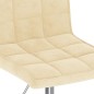 Esszimmerstuhl Drehbar Creme Samt Esszimmerstuhl Drehbar Creme Samt