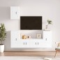 vidaXL 5-tlg. TV-Schrank-Set Hochglanz-Weiß Holzwerkstoff vidaXL 5-tlg. TV-Schrank-Set Hochglanz-Weiß Holzwerkstoff