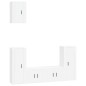 vidaXL 5-tlg. TV-Schrank-Set Hochglanz-Weiß Holzwerkstoff vidaXL 5-tlg. TV-Schrank-Set Hochglanz-Weiß Holzwerkstoff