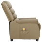 Massagesessel Cappuccino-Braun Kunstleder Massagesessel Cappuccino-Braun Kunstleder
