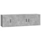 vidaXL 2-tlg. TV-Schrank-Set Betongrau Holzwerkstoff vidaXL 2-tlg. TV-Schrank-Set Betongrau Holzwerkstoff
