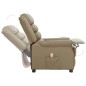Massagesessel Cappuccino-Braun Kunstleder Massagesessel Cappuccino-Braun Kunstleder