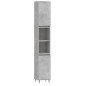 vidaXL 3-tlg. Badmöbel-Set Betongrau Holzwerkstoff vidaXL 3-tlg. Badmöbel-Set Betongrau Holzwerkstoff