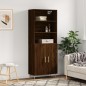 vidaXL Highboard Braun Eichen-Optik 69,5x34x180 cm Holzwerkstoff vidaXL Highboard Braun Eichen-Optik 69,5x34x180 cm Holzwerkstoff
