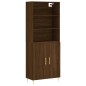 vidaXL Highboard Braun Eichen-Optik 69,5x34x180 cm Holzwerkstoff vidaXL Highboard Braun Eichen-Optik 69,5x34x180 cm Holzwerkstoff