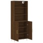 vidaXL Highboard Braun Eichen-Optik 69,5x34x180 cm Holzwerkstoff vidaXL Highboard Braun Eichen-Optik 69,5x34x180 cm Holzwerkstoff