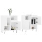 vidaXL Sideboards 2 Stk. Weiß Holzwerkstoff vidaXL Sideboards 2 Stk. Weiß Holzwerkstoff