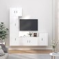 vidaXL 5-tlg. TV-Schrank-Set Hochglanz-Weiß Holzwerkstoff vidaXL 5-tlg. TV-Schrank-Set Hochglanz-Weiß Holzwerkstoff
