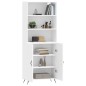 vidaXL Highboard Weiß 69,5x34x180 cm Holzwerkstoff vidaXL Highboard Weiß 69,5x34x180 cm Holzwerkstoff
