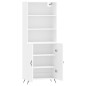 vidaXL Highboard Weiß 69,5x34x180 cm Holzwerkstoff vidaXL Highboard Weiß 69,5x34x180 cm Holzwerkstoff