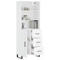 vidaXL Highboard Weiß 69,5x34x180 cm Holzwerkstoff vidaXL Highboard Weiß 69,5x34x180 cm Holzwerkstoff
