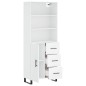 vidaXL Highboard Weiß 69,5x34x180 cm Holzwerkstoff vidaXL Highboard Weiß 69,5x34x180 cm Holzwerkstoff